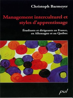 cover image of Management interculturel et styles d'apprentissage